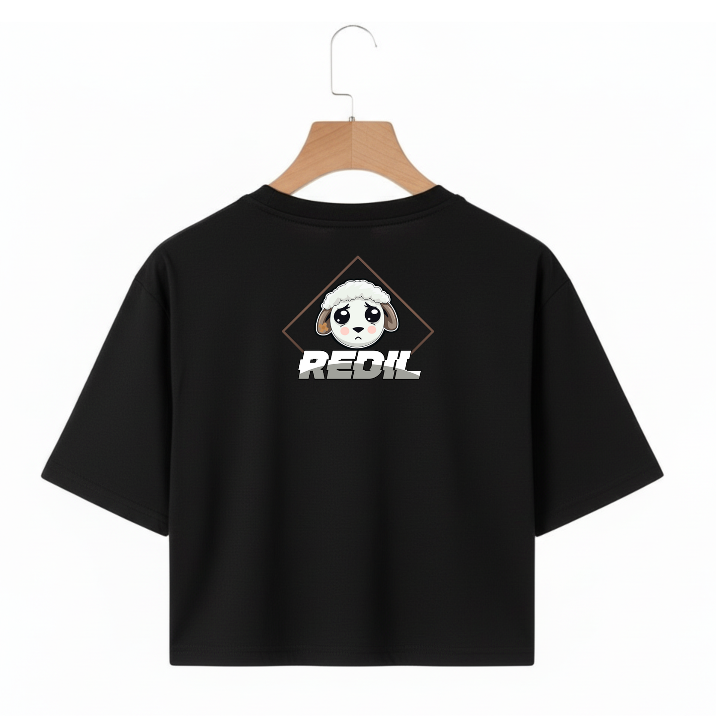 Crop Top-Dios No Te Rindas Conmigo (Negra)