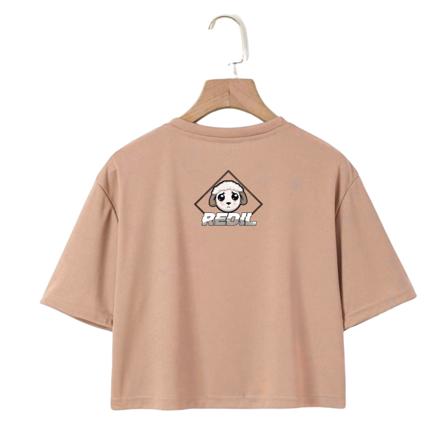 Crop Top-Dios No Te Rindas Conmigo (Rosewood)