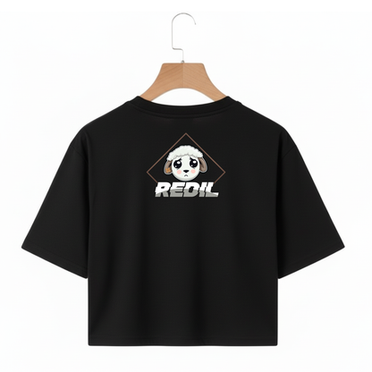 Crop Top-Dios No Te Rindas Conmigo (Negra)