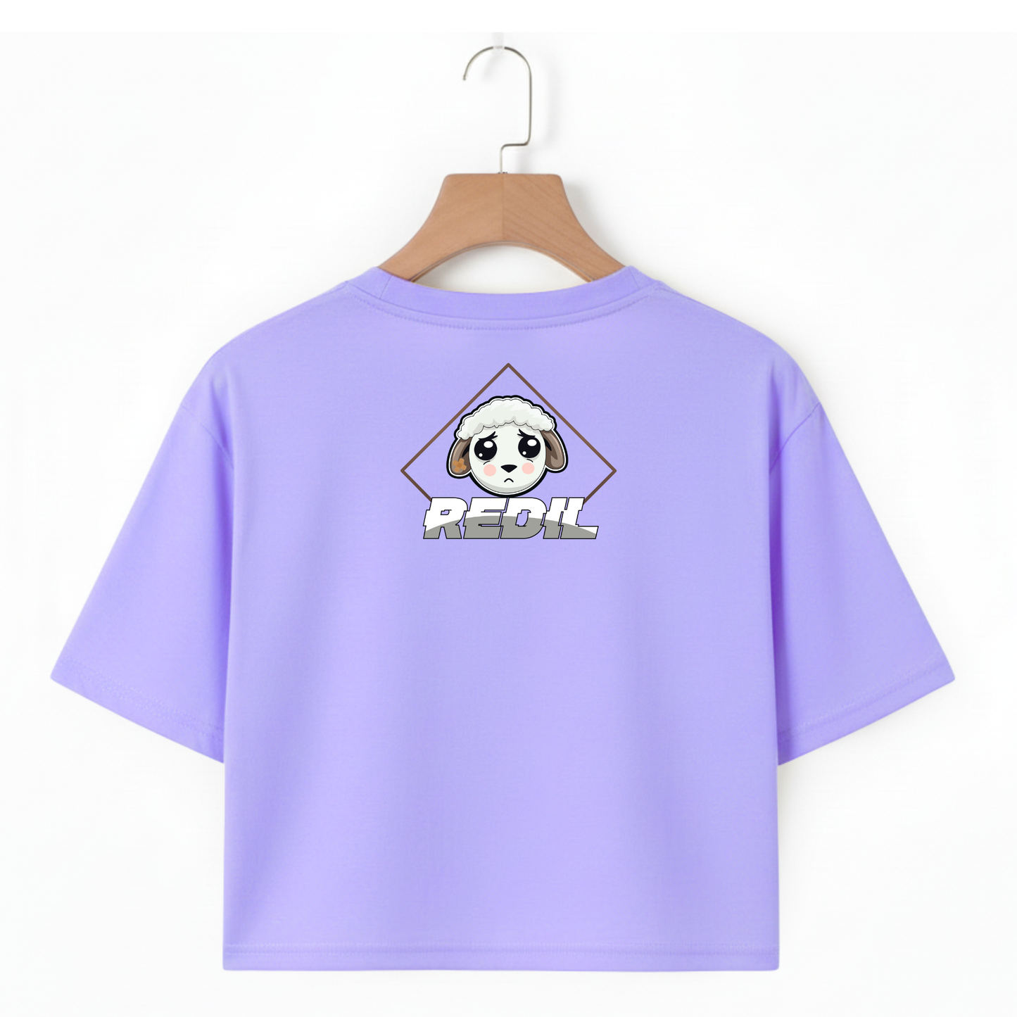 Crop Top-Dios No Te Rindas Conmigo (Lila)