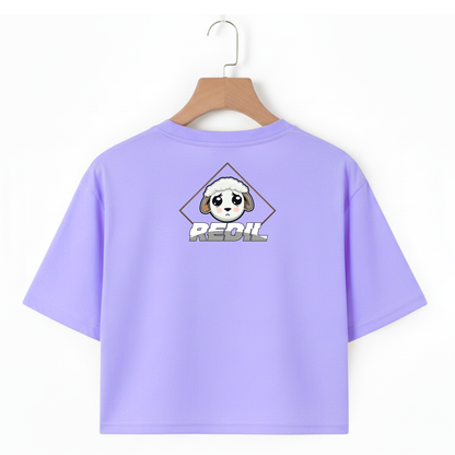 Crop Top-Dios No Te Rindas Conmigo (Lila)