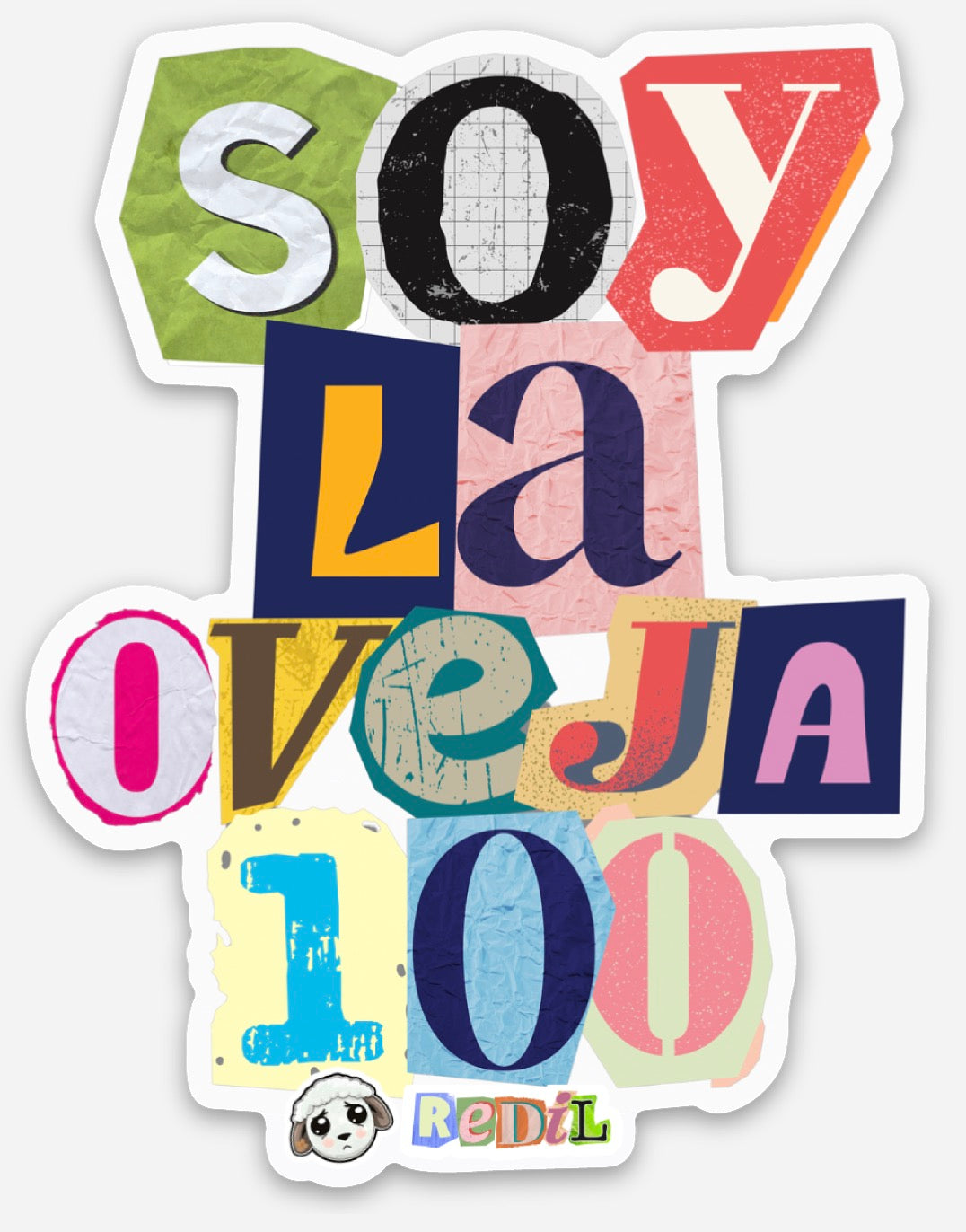 Sticker "SOY LA OVEJA 100"