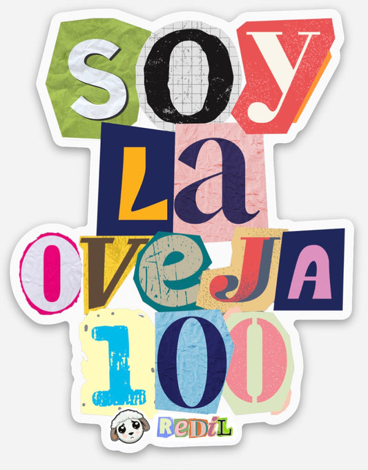 Sticker "SOY LA OVEJA 100"