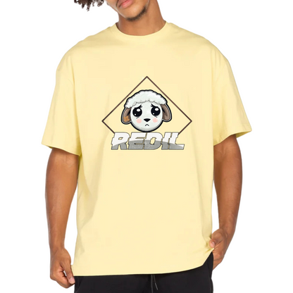 Camisa Oversize “I Was a Lost Sheep” Butter Yellow