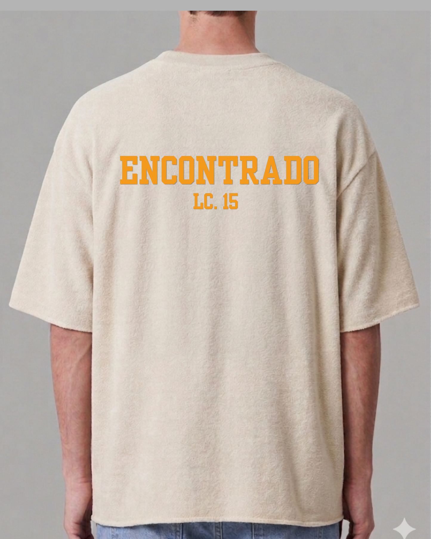 Camisa Oversize “ENCONTRADO” Beige